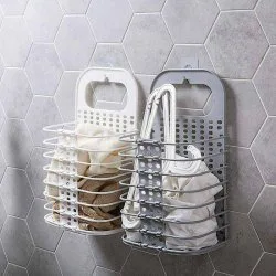 سبد لباس تاشو دیواری